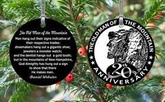 Old Man of The Mountain 20th Anniversary Ornament