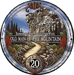 Old Man of The Mountain Ceramic Coaster
